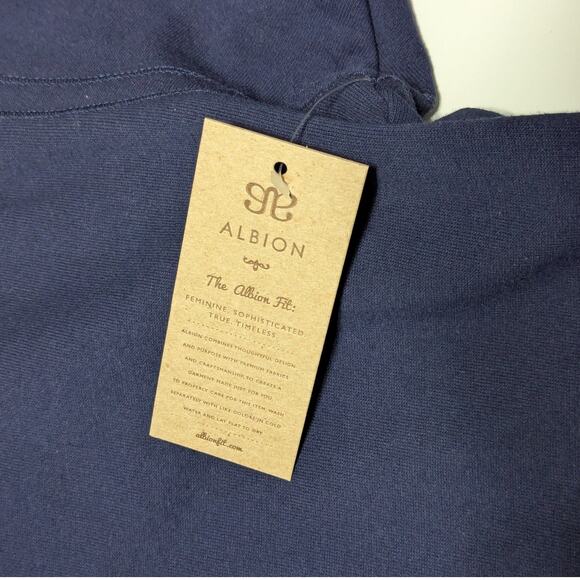 Albion Fit Campus Zip Up Jacket Navy Blue Womens Medium Athleisure Loungewear - Picture 5 of 7